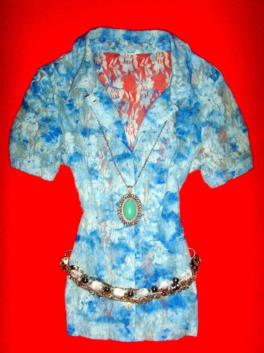 Blouse lace - blouse, batik